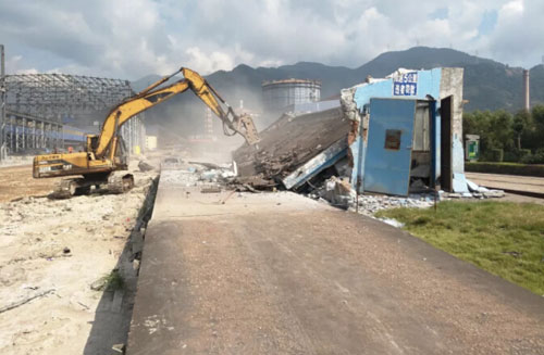 羅源閩光1#百噸地磅為物聯(lián)云商項(xiàng)目讓路