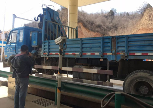 延安湫沿山超限站磅秤校驗調(diào)試 確保車輛正常上檢